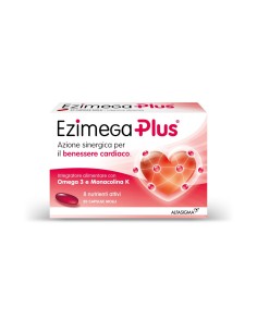 Ezimega Plus Integratore Controllo Colesterolo e Trigliceridi 20 Capsule Molli